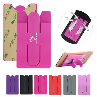 Silicone Phone Wallet With Stand